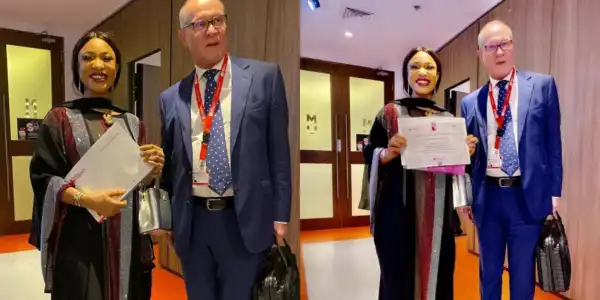 Tonto Dikeh Bags Certificates from Dubai University (Photos)